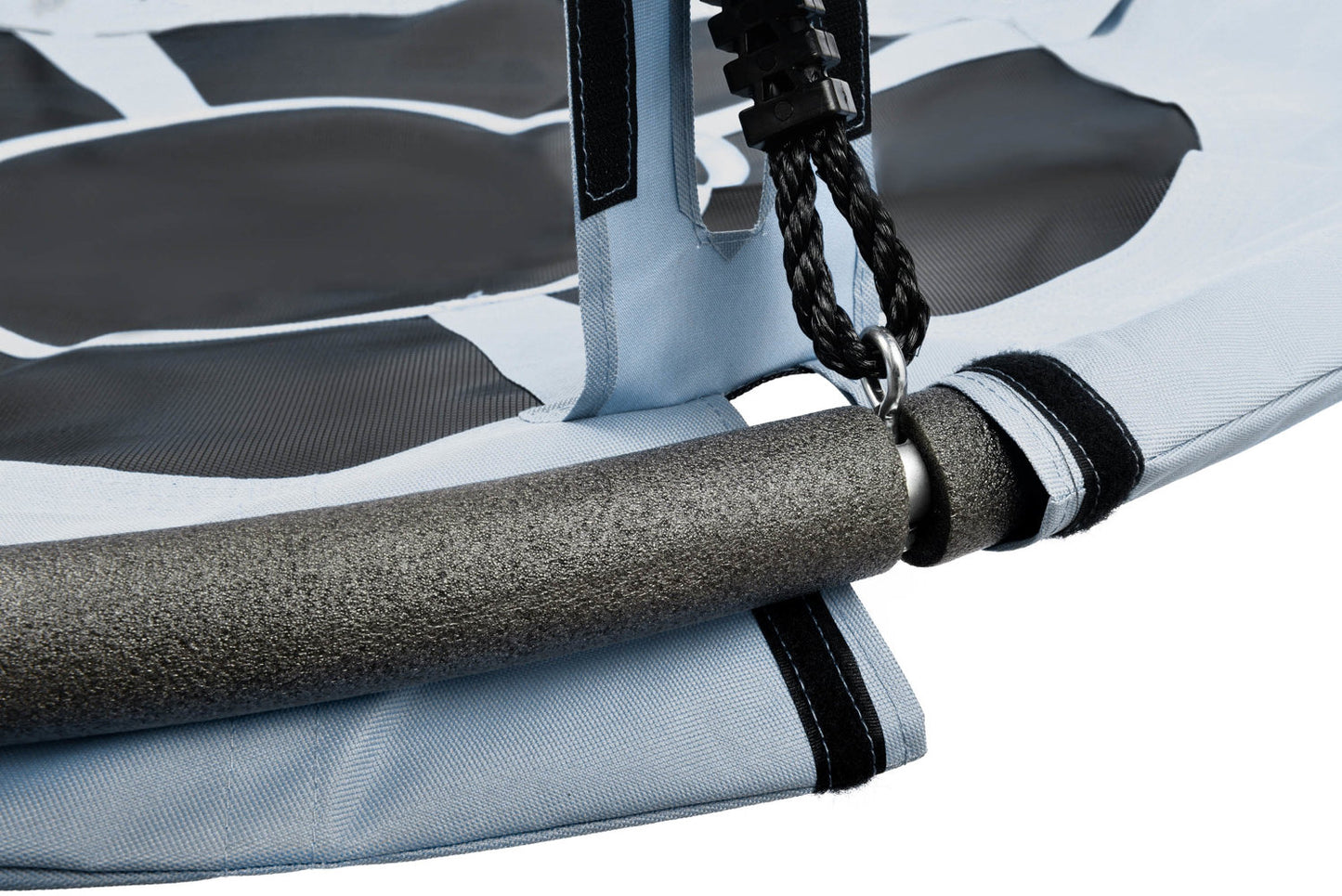 Leagan pentru copii profesional idealStore Stork's Nest, tip Cuib, Sarcina maxima 150 Kg, Diametru 95 cm, Cadru Otel, Grey