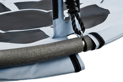 Leagan pentru copii profesional idealStore Stork's Nest, tip Cuib, Sarcina maxima 150 Kg, Diametru 95 cm, Cadru Otel, Grey