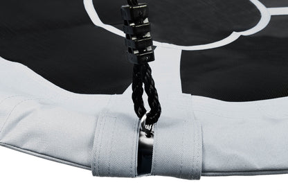 Leagan pentru copii profesional idealStore Stork's Nest, tip Cuib, Sarcina maxima 150 Kg, Diametru 95 cm, Cadru Otel, Grey