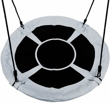 Leagan pentru copii profesional idealStore Stork's Nest, tip Cuib, Sarcina maxima 150 Kg, Diametru 95 cm, Cadru Otel, Grey