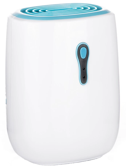 Dezumidificator de Aer idealSTORE, Consum Redus 25 W, Rezervor 500 ml, Silentios, Regleaza Umiditatea, Creeaza un Mediu Sanatos, Indicator Nivel Apa, Dimensiuni Reduse, Operare Simpla, Culoare Alb