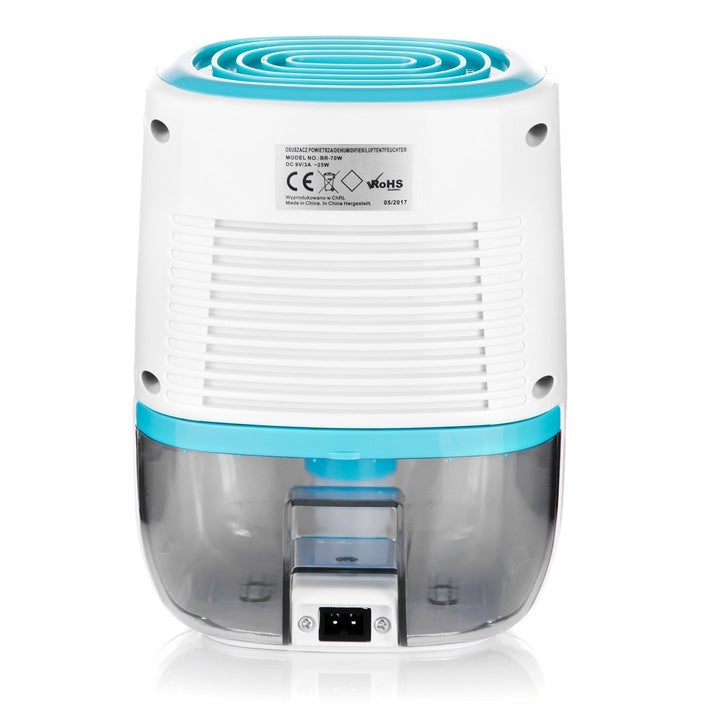 Dezumidificator de Aer idealSTORE, Consum Redus 25 W, Rezervor 500 ml, Silentios, Regleaza Umiditatea, Creeaza un Mediu Sanatos, Indicator Nivel Apa, Dimensiuni Reduse, Operare Simpla, Culoare Alb