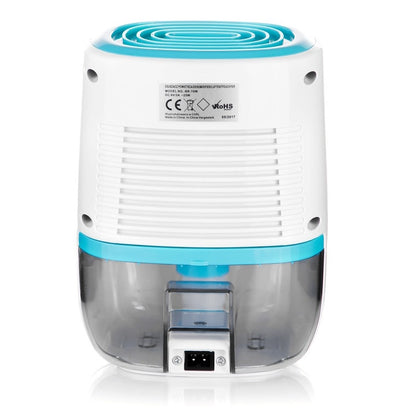 Dezumidificator de Aer idealSTORE, Consum Redus 25 W, Rezervor 500 ml, Silentios, Regleaza Umiditatea, Creeaza un Mediu Sanatos, Indicator Nivel Apa, Dimensiuni Reduse, Operare Simpla, Culoare Alb