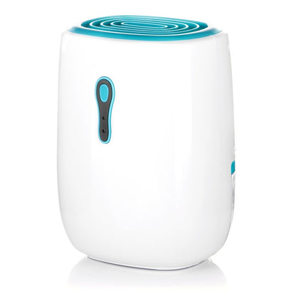 Dezumidificator de Aer idealSTORE, Consum Redus 25 W, Rezervor 500 ml, Silentios, Regleaza Umiditatea, Creeaza un Mediu Sanatos, Indicator Nivel Apa, Dimensiuni Reduse, Operare Simpla, Culoare Alb