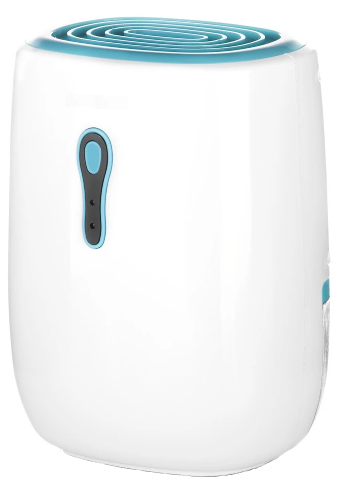 Dezumidificator de Aer idealSTORE, Consum Redus 25 W, Rezervor 500 ml, Silentios, Regleaza Umiditatea, Creeaza un Mediu Sanatos, Indicator Nivel Apa, Dimensiuni Reduse, Operare Simpla, Culoare Alb