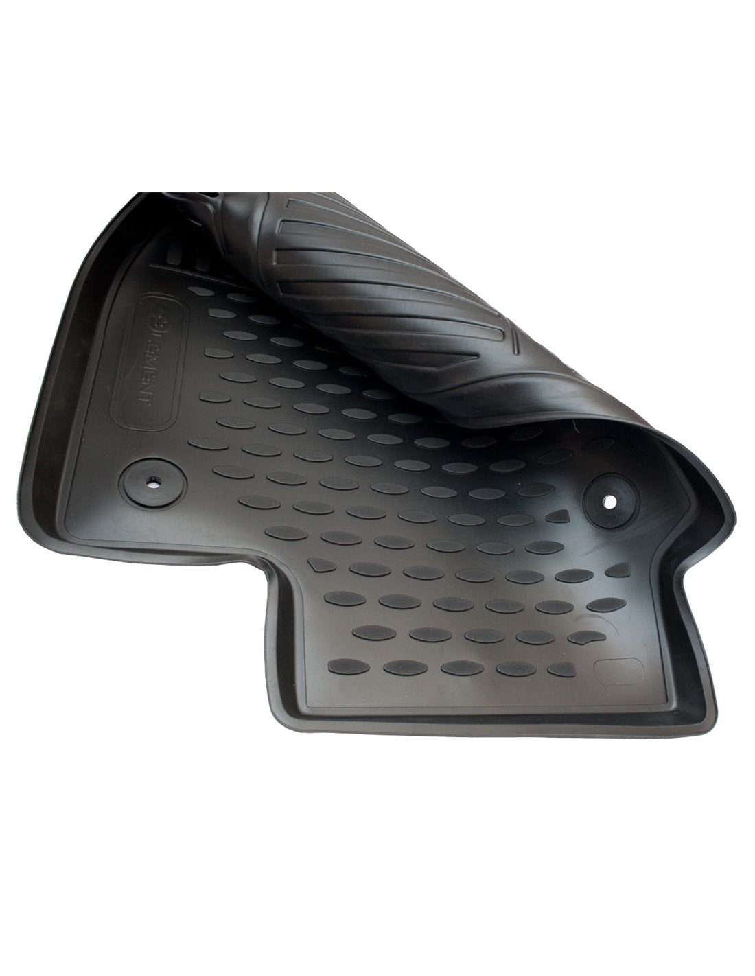 Set 4 covoare profesionale IDL cauciuc stil tavita BMW Seria 7 F01 2008-2015, Bordura inalta, fara miros, Material cauciucat foarte moale