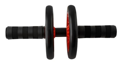 Set Roata Fitness plus o saltea pentru exercitii LifePower IdealStore pentru exercitii fizice si Tonifierea muschilor, Manere antiderapante din neopren