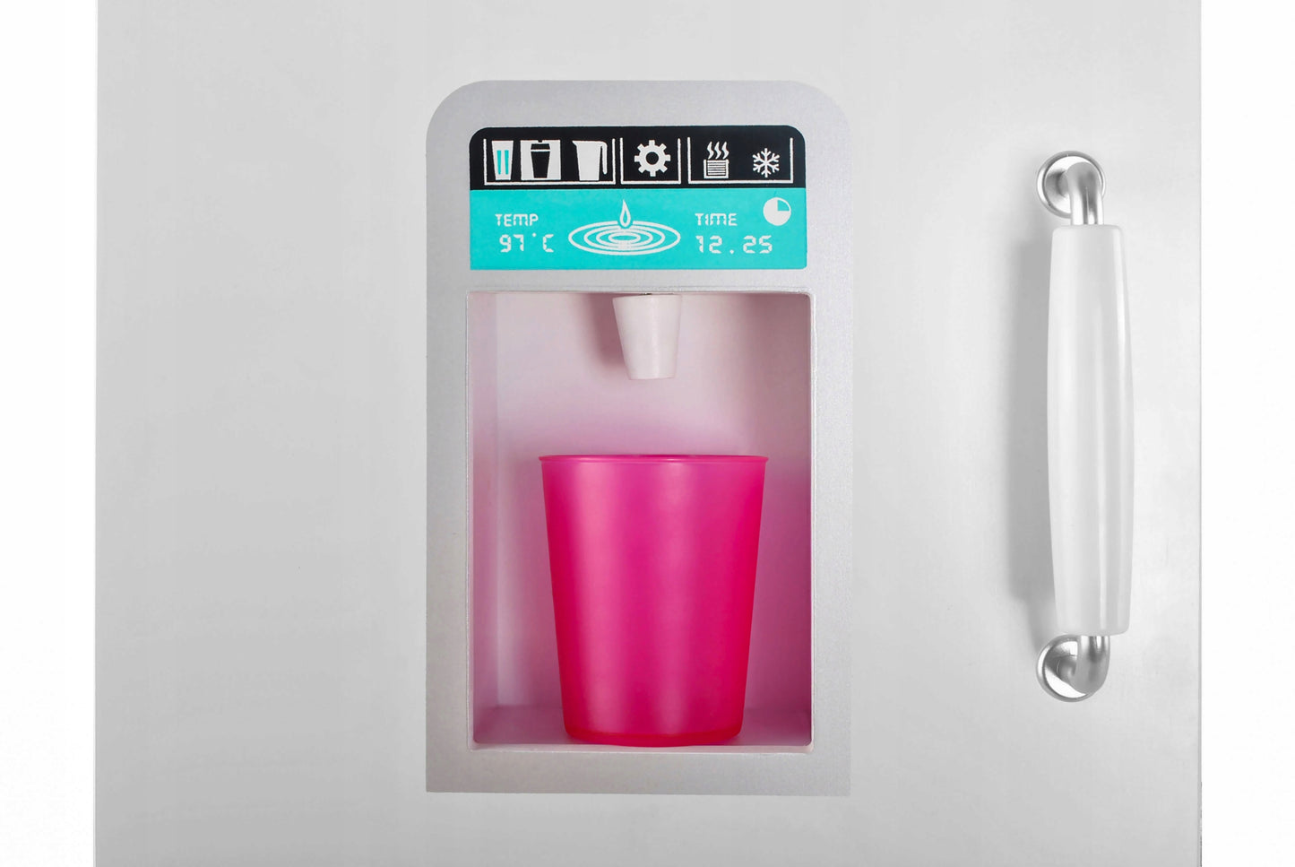 Bucatarie din lemn premium idealSTORE Chef's Max Cook, Dimensiuni 98 x 92.5 x 30 cm, Iluminare LED, Echipata complet, Include elemente mobile, Accesorizata cu ustensile specifice, Creste abilitatile manuale si de actorie