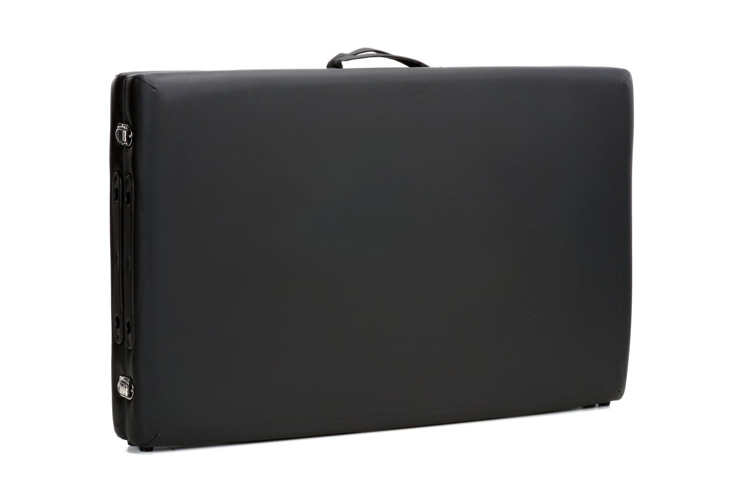 Masa de masaj pliabila idealSTORE, 2 segmente, Inaltime reglabila 62-84 cm, Piele ecologica moale, 2 cotiere laterale, Structura din lemn, Sarcina 250 KG, Rezistenta la uleiuri si apa, Include geanta de transport cadou