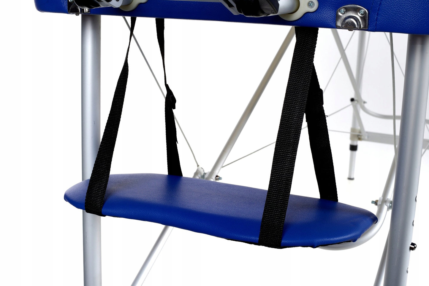 Masa Masaj Pliabila IDL, 2 Sectiuni, Inaltime Reglabila 66-87 cm, Piele Ecologica, 2 Cotiere, Tetiera, Sarcina 250 kg, Structura din Aluminiu, Rezistenta la Uleiuri si Apa, Geanta de Transport