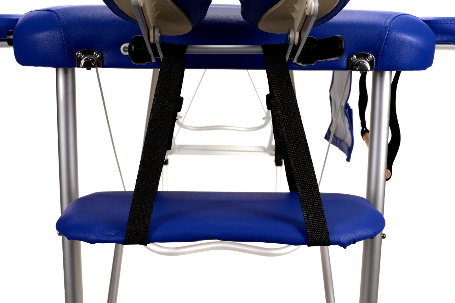 Masa Masaj Pliabila IDL, 2 Sectiuni, Inaltime Reglabila 66-87 cm, Piele Ecologica, 2 Cotiere, Tetiera, Sarcina 250 kg, Structura din Aluminiu, Rezistenta la Uleiuri si Apa, Geanta de Transport