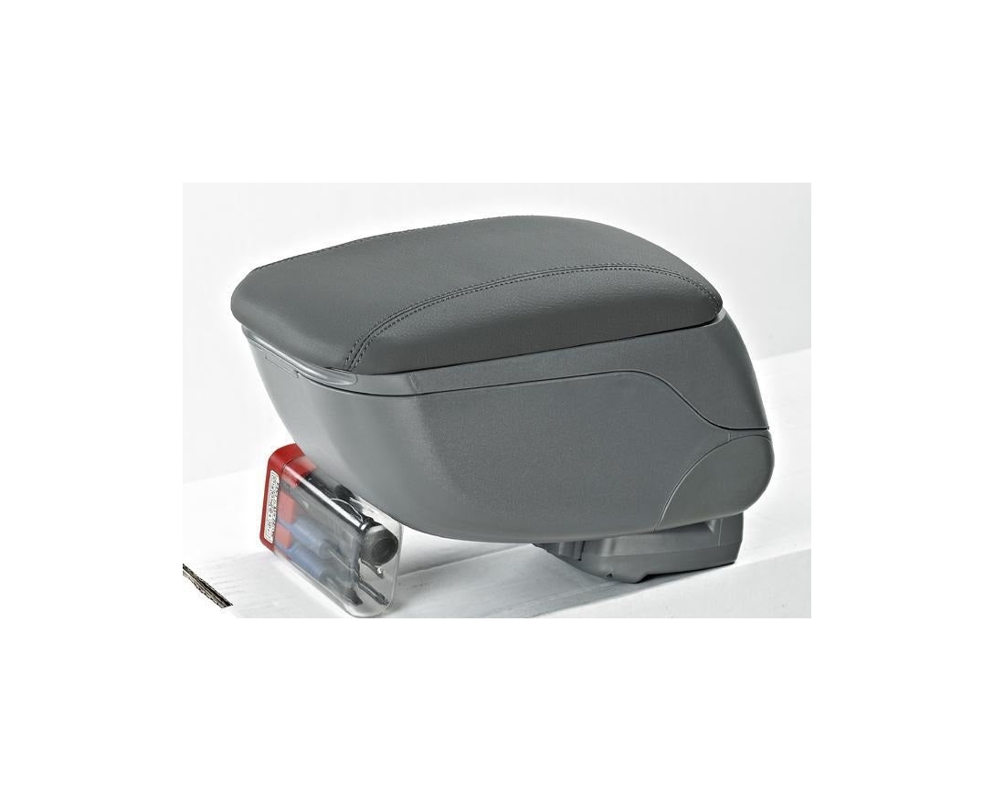 Cotiera universala idealSTORE cu suport metalic, Dimensiuni 30 x 12 cm, Inaltime reglabila, Sistem de prindere rezistent, Culoare Gri