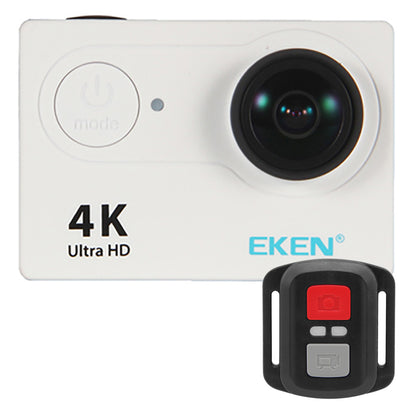 Camera video EKEN Ultra HD 4K super sport 170 grade, Subacvatica 30 m, Wi-Fi Hotspot, Kit accesorii sport, HDMI, 2-inch, ALB+ Telecomanda Cadou