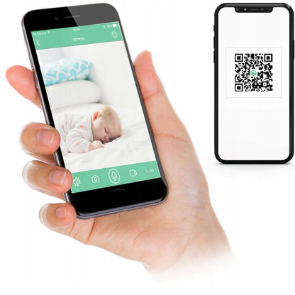 Camera Ilumen X3 IdealStore pentru bebelusi , Vizualizare 360 , conexiune la internet/wifi , cu senzor de miscare, conectivitate prin aplicatie pentru Android sau IOS,3 utilizatori, Alb