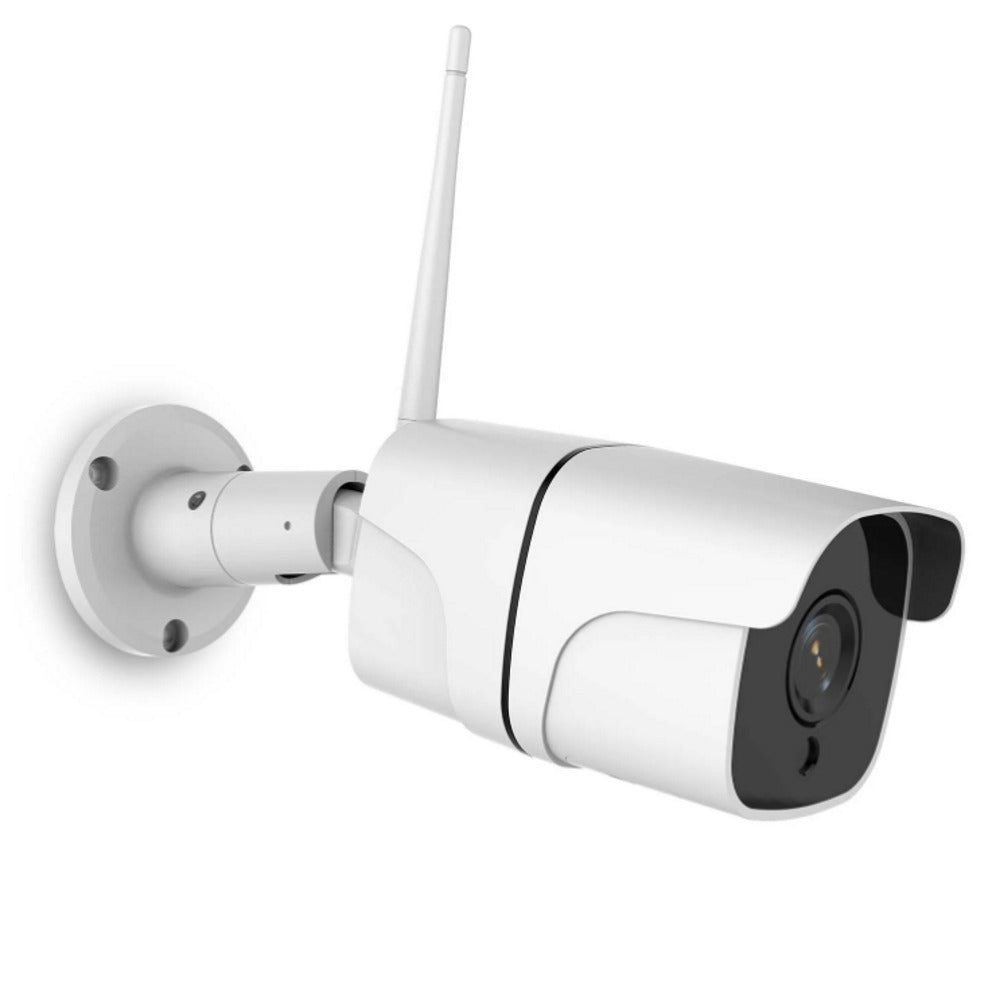 Camera de Supraveghere pentru Exterior Ilumen Cam-X5 IdealStore, WiFi FullHD, 2Mpx 1080p, Senzor de Miscare, Night Mode, Control prin Smartphone, Rezistenta la temperaturi inalte dar si scazute