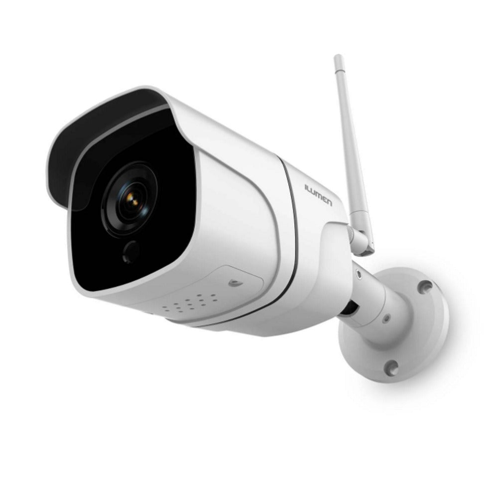 Camera de Supraveghere pentru Exterior Ilumen Cam-X5 IdealStore, WiFi FullHD, 2Mpx 1080p, Senzor de Miscare, Night Mode, Control prin Smartphone, Rezistenta la temperaturi inalte dar si scazute