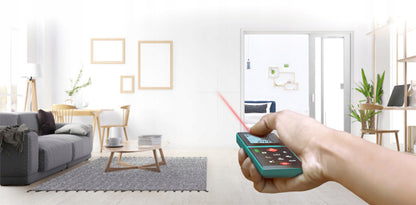 Telemetru Laser X Ray idealStore, Ecran Luminat, Impermeabil, Interval de Masurare 0.2-100m, Precizie +/- 1.5mm, Dioda Laser 670 nm, Masoara Distanta, Volumul si Suprafata, Ultra-Rezistent