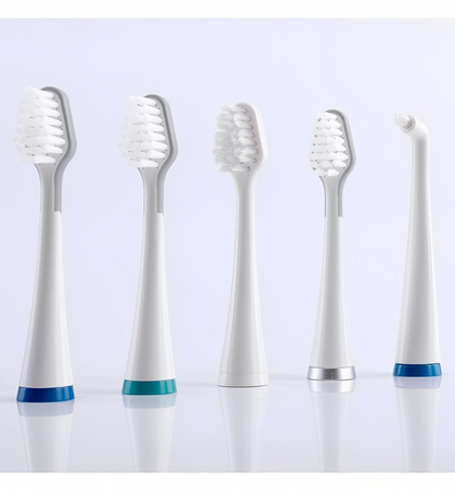 Periuta de dinti electrica IdealStore, 40.000 rotatii/min, lampa UV pentru curatarea capetelor rotative dupa utilizare, incarcare prin inductie, 3 programe de functionare, 5 capete incluse si statie de incarcare cu spatiu de depozitare a accesoriilor