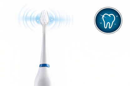 Periuta de dinti electrica IdealStore, 40.000 rotatii/min, lampa UV pentru curatarea capetelor rotative dupa utilizare, incarcare prin inductie, 3 programe de functionare, 5 capete incluse si statie de incarcare cu spatiu de depozitare a accesoriilor