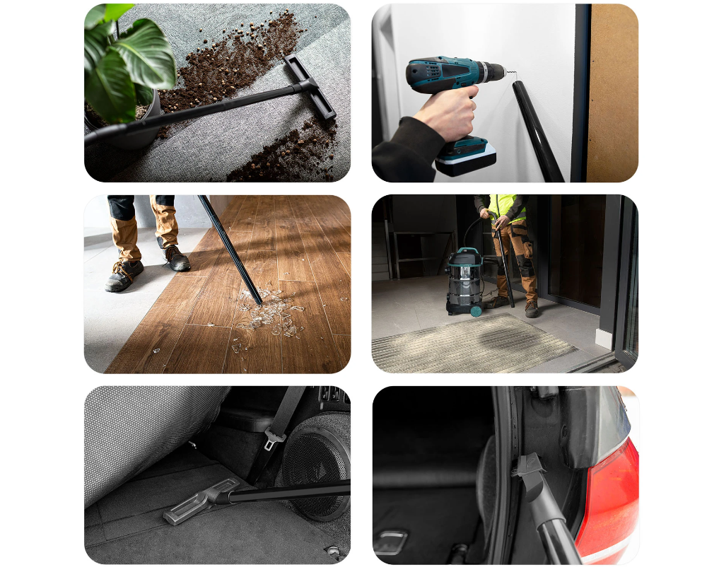 Aspirator Multifunctional SUPERMAX IdealStore, Capacitate 30L, Putere 3600W, Aspira atat pe suprafata uscata cat si pe cea umeda, Contine multiple accesorii pentru curatat