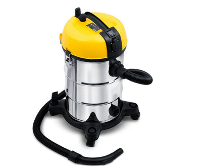 Aspirator Multifunctional SUPERCLEAN IdealStore, Capacitate 30L, Putere 1300W, Aspira atat pe suprafata uscata cat si pe cea umeda, Contine multiple accesorii pentru curatat