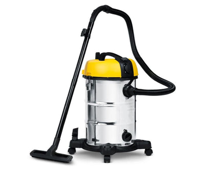 Aspirator Multifunctional SUPERCLEAN IdealStore, Capacitate 30L, Putere 1300W, Aspira atat pe suprafata uscata cat si pe cea umeda, Contine multiple accesorii pentru curatat