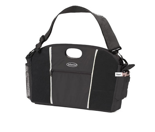 Organizator Multifunctional pentru Bebelusi, Copii si Mamici IDL, Black Mommy Junior, Foarte bine compartimentata pentru a putea lua toate lucrurile necesare ale copilului dvs, Fabricata din materiale de cea mai buna calitate pentru o rezistenta sporita