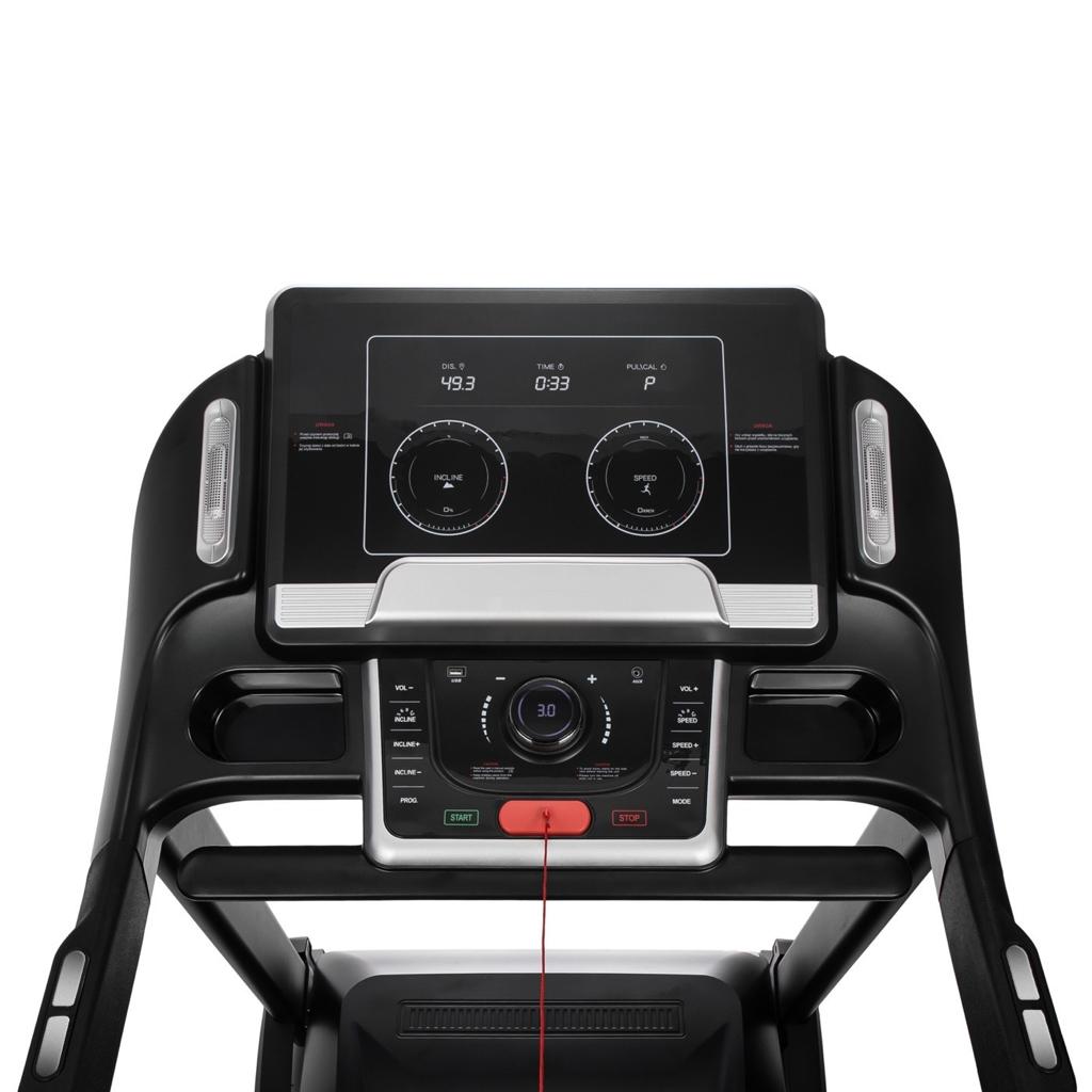 Banda De Alegart Electrica BodySprint idealStore, Motor 5.5 CP, 12 Programe de Antrenament Memorate, 1 Program Manual, Functie FAT, Senzor Masurarea Pulsului, Ecran LCD, Reglare Electrica a Inclinatiei, Viteza Max 22km/h, Capacitate Max 160Kg, Pliabila