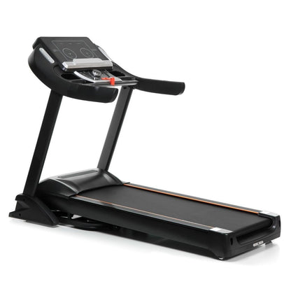 Banda De Alegart Electrica BodySprint idealStore, Motor 5.5 CP, 12 Programe de Antrenament Memorate, 1 Program Manual, Functie FAT, Senzor Masurarea Pulsului, Ecran LCD, Reglare Electrica a Inclinatiei, Viteza Max 22km/h, Capacitate Max 160Kg, Pliabila