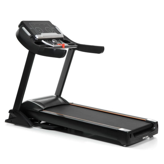 Banda De Alegart Electrica BodySprint idealStore, Motor 5.5 CP, 12 Programe de Antrenament Memorate, 1 Program Manual, Functie FAT, Senzor Masurarea Pulsului, Ecran LCD, Reglare Electrica a Inclinatiei, Viteza Max 22km/h, Capacitate Max 160Kg, Pliabila