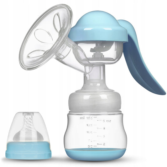 Pompa de san manuala idealStore Berdsen, cu biberon de hranire, Usor de Utilizat, Ajuta la Stimularea Lactatiei