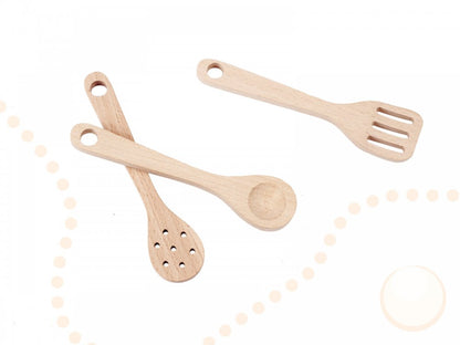 Bucatarie din lemn Natural Multifunctionala Smart Kitchen idealSTORE, Material MDF, Dimensiuni 100 x 29 x 68 cm, Echipata cu Efecte luminoase si Sonore, Utilata cu Robinet cu Butonae, Chiuveta, Cuptor cu Grila, Oale, Tigai, Spatula, Vopsea Non-Toxica