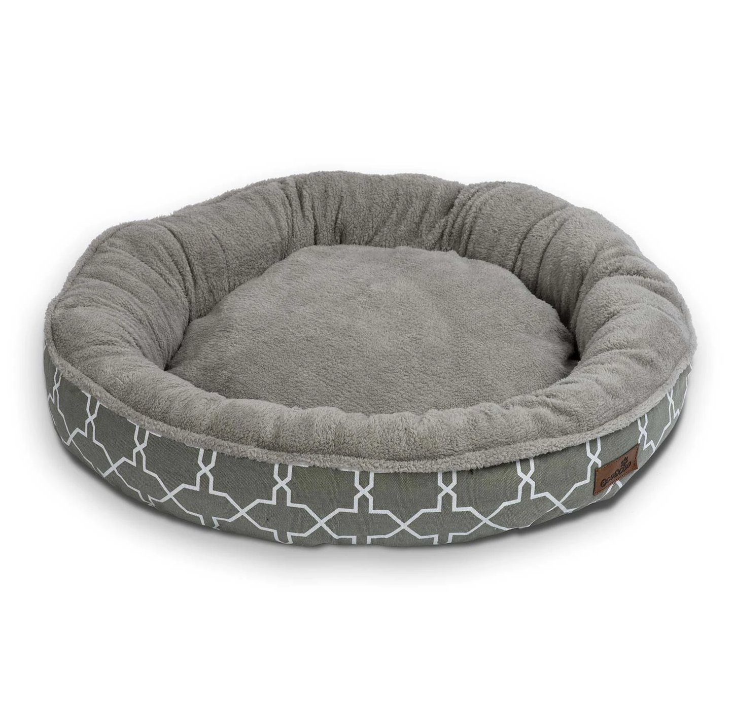 Pat pentru caine-pisica IdealSTORE, Dimensiunile tarcului 70cm, 15 de cm inaltimea marginii, Rezistent la zgarieturi, gri