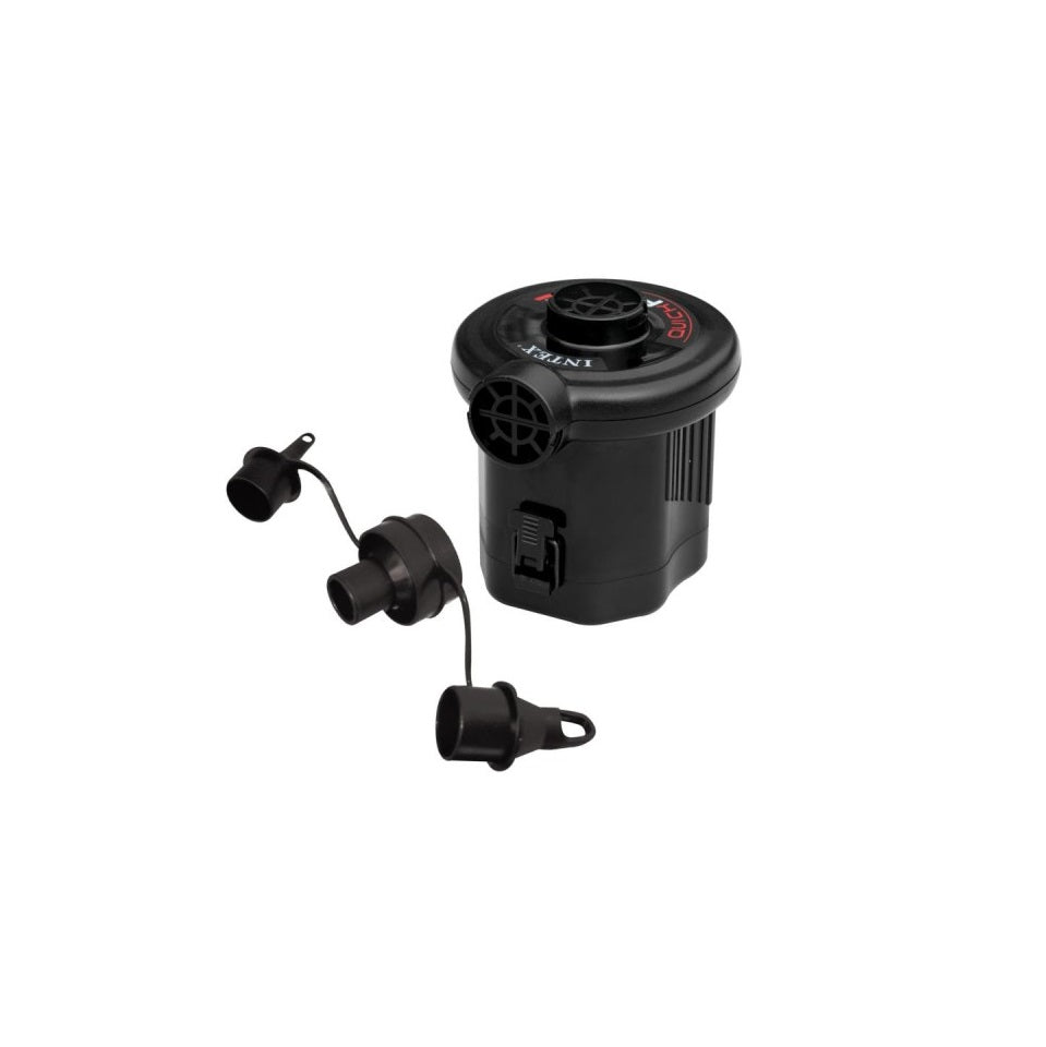 Saltea Gonflabila cu Kit de Reparatie IDL KING SLEEP WELL pentru 2 PERSOANE, Dimensiuni 203 x 152 x 22 cm, Accesorizata cu Pompa pe baterii, Fabricata din material rezistent din PVC, IMPERMEABIL, acoperit cu catifea care va imbunatati calitatea somnului