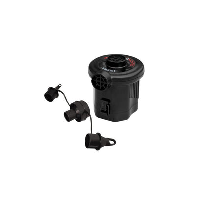 Saltea Gonflabila cu Kit de Reparatie IDL KING SLEEP WELL pentru 2 PERSOANE, Dimensiuni 203 x 152 x 22 cm, Accesorizata cu Pompa pe baterii, Fabricata din material rezistent din PVC, IMPERMEABIL, acoperit cu catifea care va imbunatati calitatea somnului