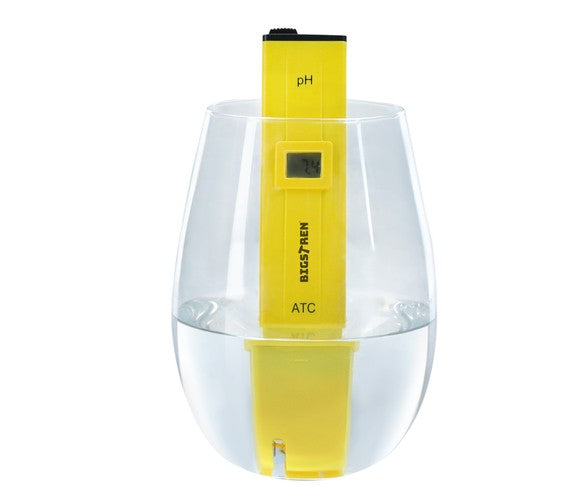 Tester Electronic PH apa idealStore, sistem Automatic Temperature Compensation, Rezultat Imediat, Gama Larga de Aplicatii inclusiv Acvarii si Piscine, include Baterii, Reactivi si Cutie de Depozitare