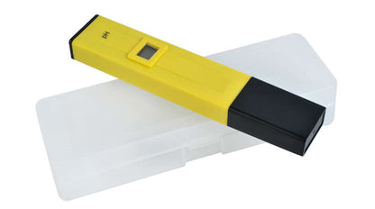 Tester Electronic PH apa idealStore, sistem Automatic Temperature Compensation, Rezultat Imediat, Gama Larga de Aplicatii inclusiv Acvarii si Piscine, include Baterii, Reactivi si Cutie de Depozitare