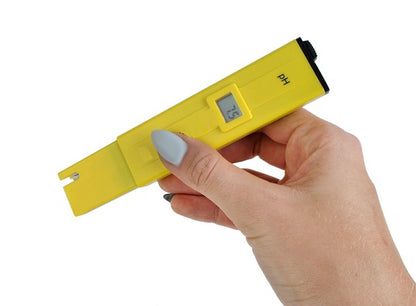 Tester Electronic PH apa idealStore, sistem Automatic Temperature Compensation, Rezultat Imediat, Gama Larga de Aplicatii inclusiv Acvarii si Piscine, include Baterii, Reactivi si Cutie de Depozitare
