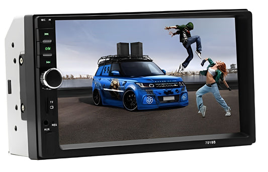 Player MP3/MP5 AUTO idealSTORE, Suport mini SD si Usb, Frecventa 20Hz  20KHz, Bluethoot, Intrare AUX, 2 DIN, Impedanta 4  8 Ohm, Iesire Subwoofer, Intrare camera mers inapoi, Microfon, Telecomanda si cablaj inclus