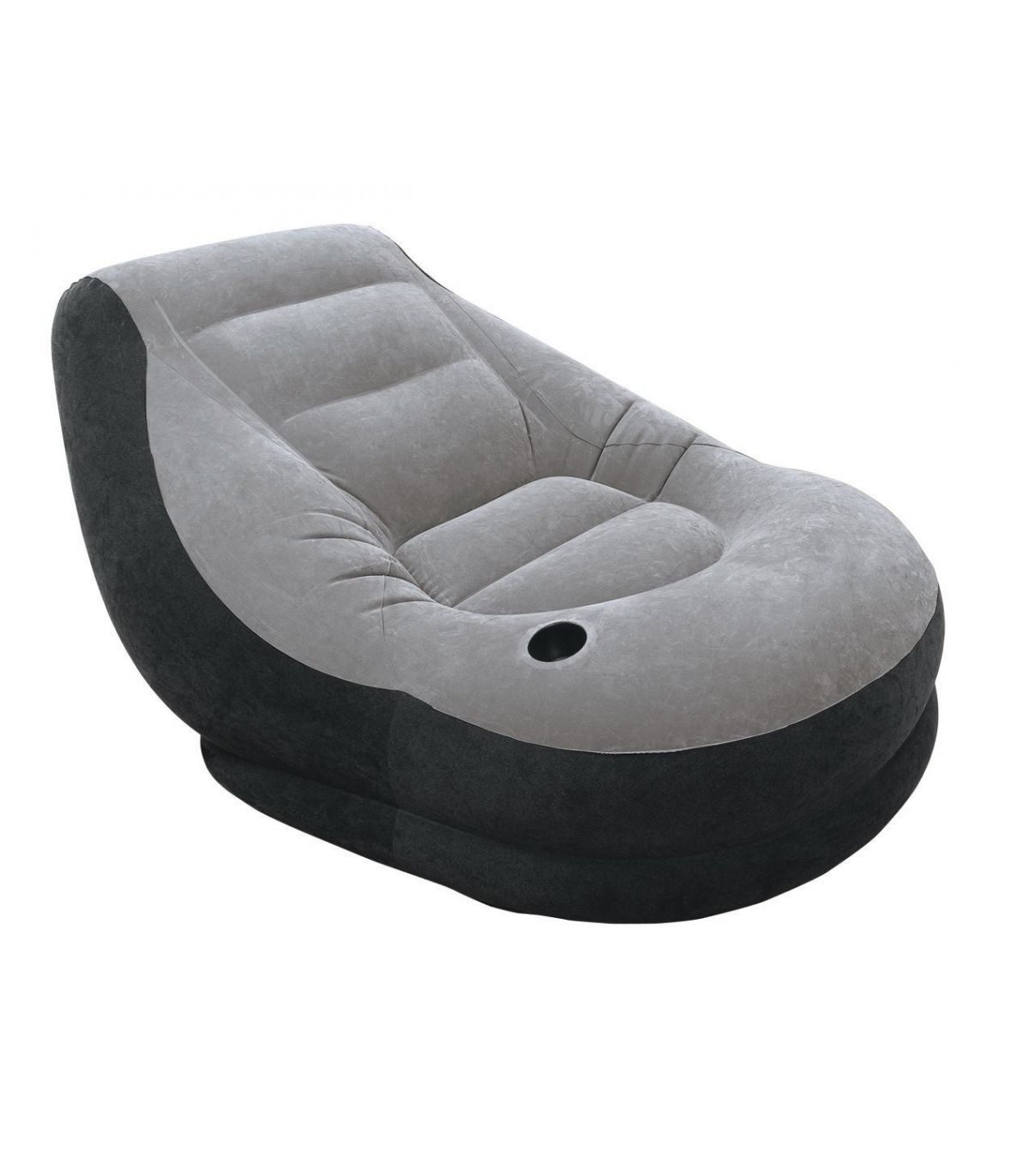 Sezlong Gonflabil Intex idealStore, 130x99x76 cm, Impermeabil, Fabricatie Pvc, Umflare/Dezumflare Rapida, Perna Gonflabila Inclusa