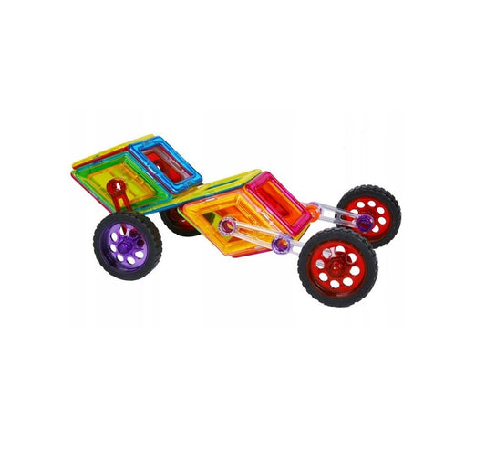 Set Joaca Constructie IDL Transformer cu 46 piese magnetice cu posibilitate de imbinare ce pot realiza poduri, case si vehicule, ideale pentru o distractie de neuitat alaturi de cei mici si prieteni