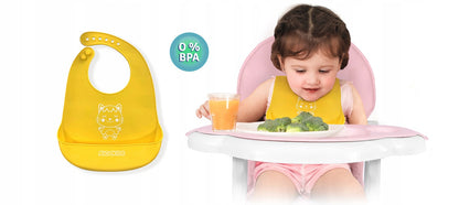 Scaunul de Hranire 5in1 RicoKids idealStore, 6-36 Luni, Centuri de Siguranta in 5 Puncte, Reglarea Inclinarii, Tava Detasabila, Roti Detasabile, Material Rezistent, Babetica, Roz
