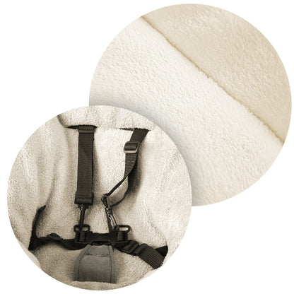 Sac de Dormit 2in1 BABY SLEEP idealStore, Dimensiune Reglabila 96 x 45 cm, Impermeabil, Izolat din Plus, Material Rezistent, Tesatura Moale, Bej