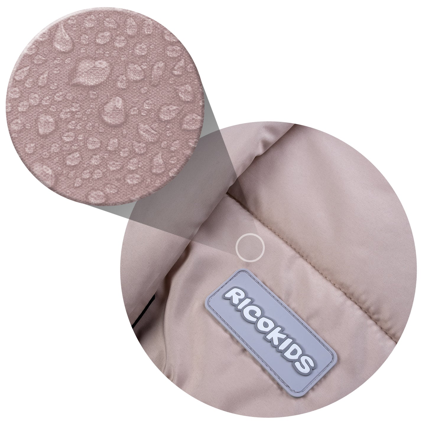 Sac de Dormit 2in1 BABY SLEEP idealStore, Dimensiune Reglabila 96 x 45 cm, Impermeabil, Izolat din Plus, Material Rezistent, Tesatura Moale, Bej