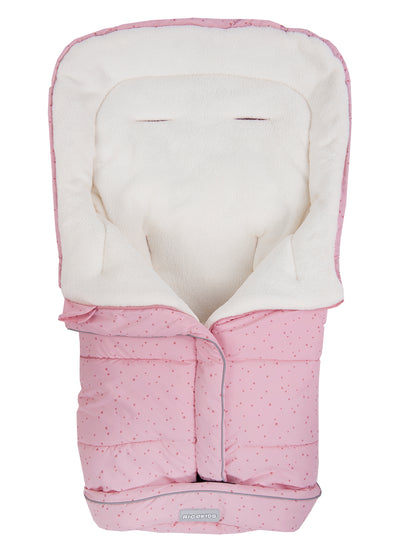 Sac de Dormit 2in1 BABY SLEEP idealStore, Dimensiune Reglabila 96 x 45 cm, Impermeabil, Izolat din Plus, Material Rezistent, Tesatura Moale, Roz