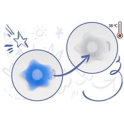 Cadita pentru Bebelusi Baby BathTub idealStore, Pliabila, Perna Inclusa Detasabila, Dop cu Senzor de Temperatura, Picioare Solide, Finisaj Antiderapant, Design Erconomic, Sarcina Maxima 45 kg, Albastra