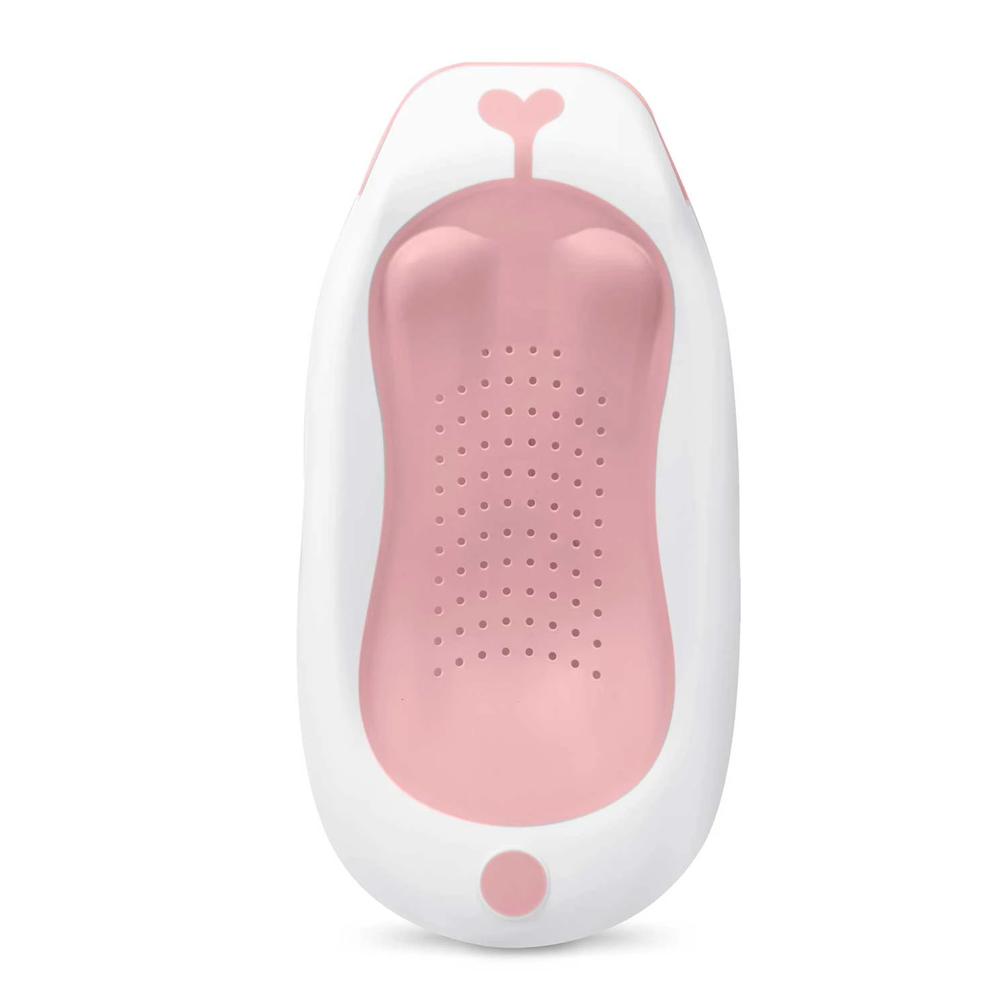 Suport cadita baie bebelusi idealSTORE, Prindere in ventuze, Insertie anti-alunecare, Universal, Poate fi folosit la orice model de cadita, Design ergonomic, Montaj rapid, Roz