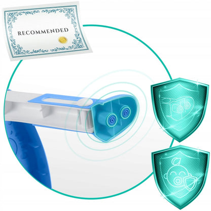 Reductor WC Copii idealSTORE, inaltime Reglabila, o Treapta, Picioare Anti-Alunecare, Greutate Maxima 50 kg, Scara Detasabila, Ergonomic, Pliabil, Culoare Albastru