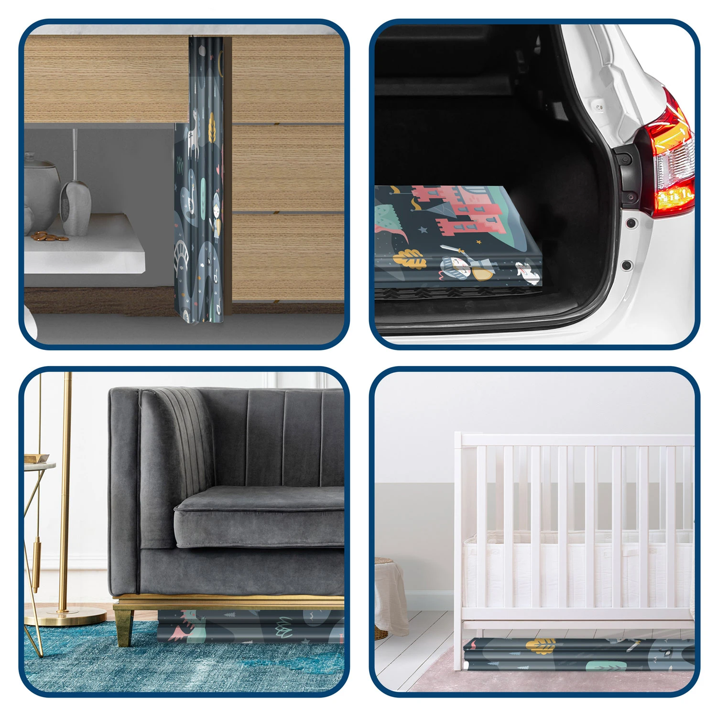 Covoras pliabil First Steps ideal STORE, Cu doua fete, Din spuma de inalta calitate Dimensiune 200 X 180 X 1, Sistem antialunecare, Imprimeuri calde atat pentru fetite cat si pentru baietei, Usor de intretinut, Asigura izolare termica fata de sol