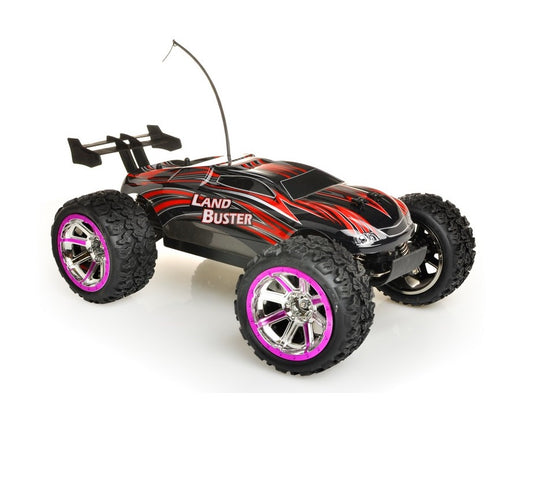 Masinuta cu Telecomanda si Suspensii special concepute, independente si flexibile OFF-ROAD idealRED LAND BUSTER, Scara 1:12, Dimensiuni 34 x 22 x 15 cm, Manevrabilitate ridicata, Viteza de pana la 25 km/h, Permite sa dezvoltati abilitati manuale